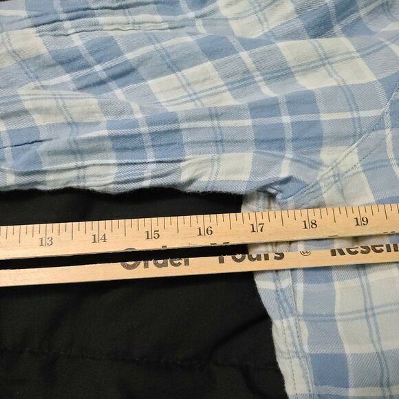 Chaps Women's Button Up Multicolor Size Large 100% Cotton Long Sleeve Pockets - Picture 5 of 12